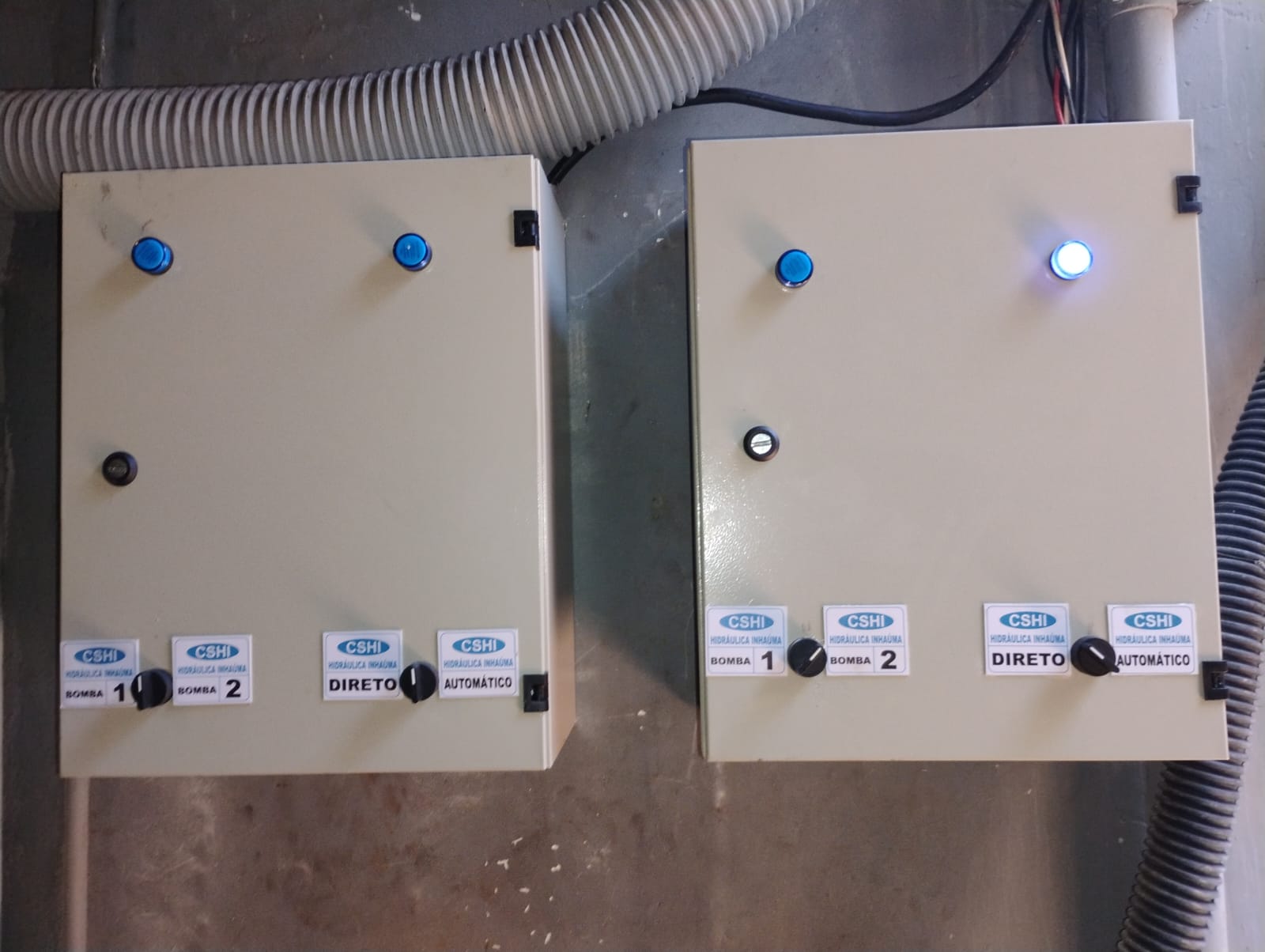 painel elétrico fechado